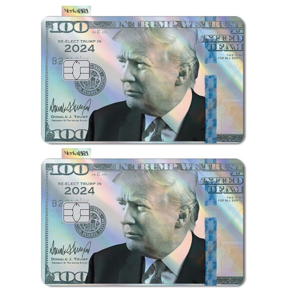 4614 2 Units Holographic Credit Card Skin – 3M Material Debit Card Sticker